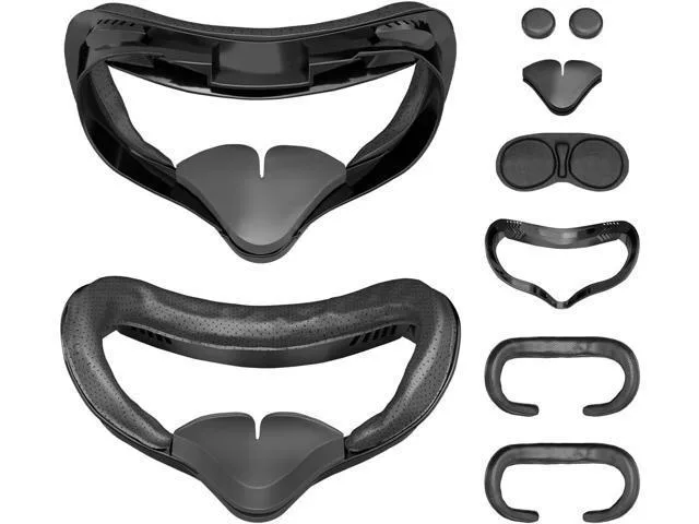 Manw Manw VR Facial Interface for Quest 2 with 2 Foam Pads, Glasses Spacer, Nose Pads, Rocker Caps — product photo