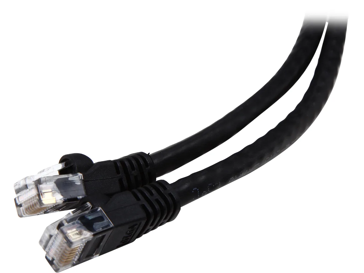 Nippon Labs Nippon Labs CAT6MB-75BK 75 ft Cat6 UTP network ethernet cable, Black — product photo