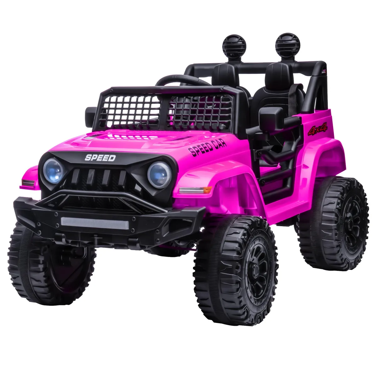 TCARAIWEN TCARAIWEN 12V Ride-On Jeep 2×55W Pink — product photo