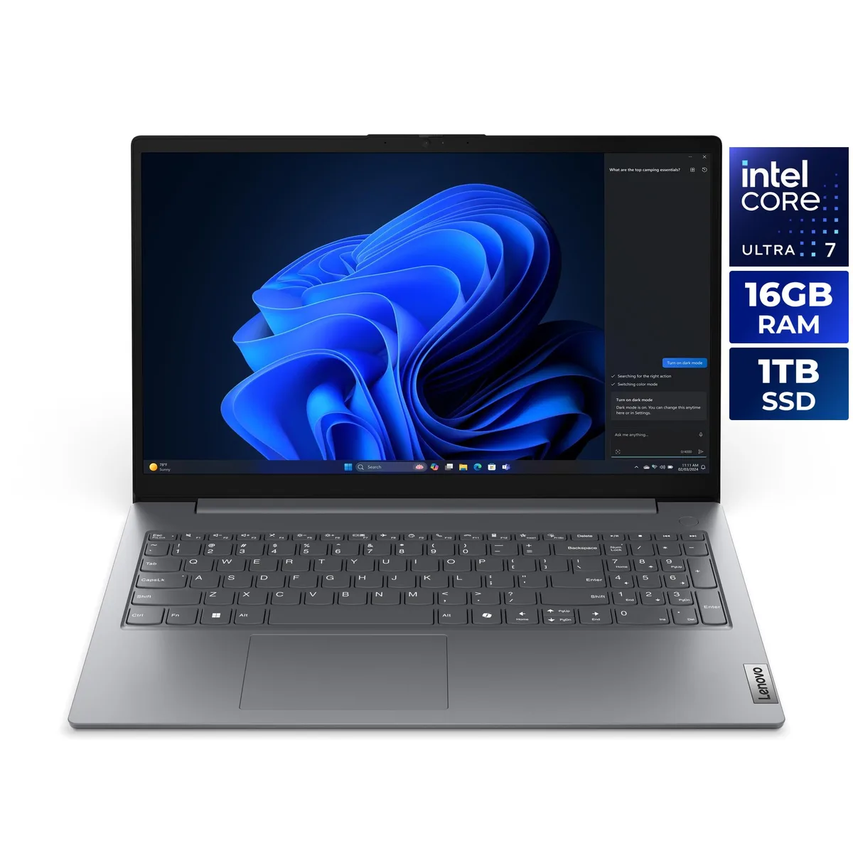 Lenovo Lenovo V15 Gen 5 83HFA08GUS laptop Core 7 240H 16GB 1TB — product photo