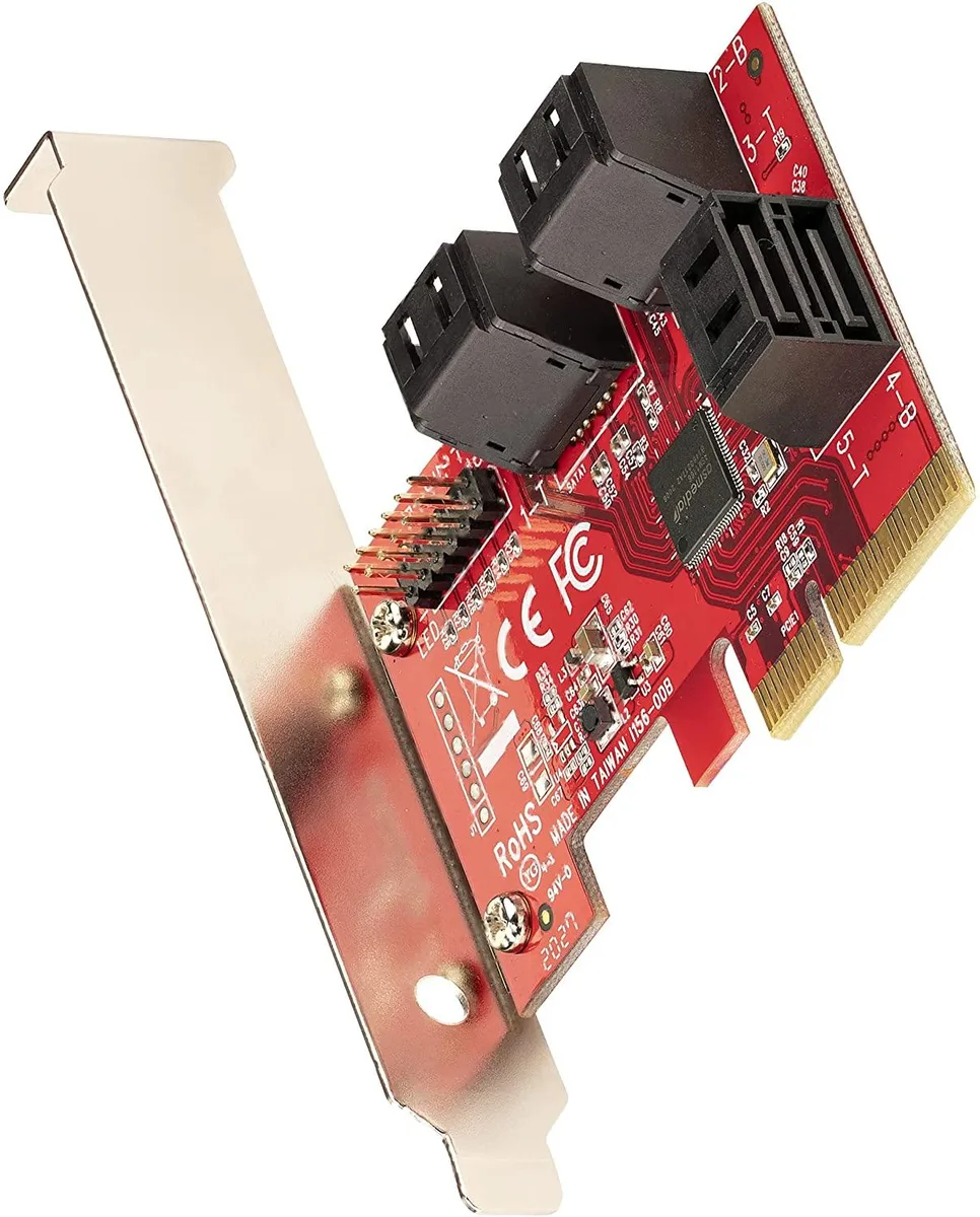 STARTECH STARTECH 6P6G-PCIE-SATA-CARD 6 Port PCIe SATA Expansion Card — product photo