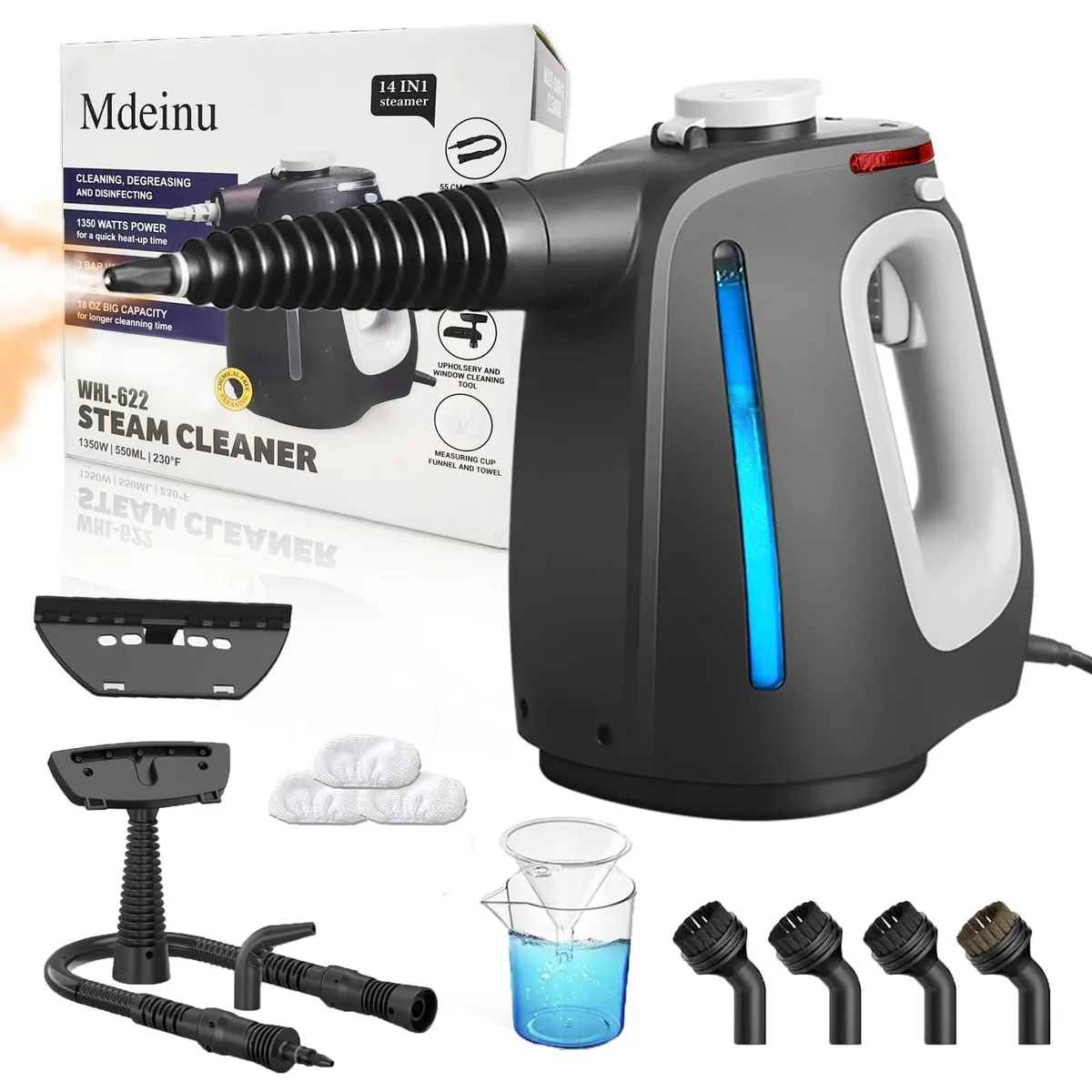 Hamilton Beach HK-HSC-B2 1350W 550ml Handheld Steamer — product photo