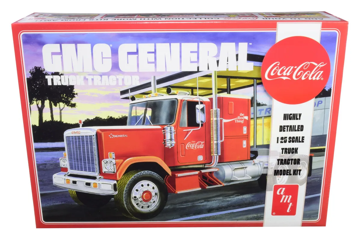 AMT AMT GMC General Truck Tractor Coca-Cola 1/25 Scale Model Kit — product photo