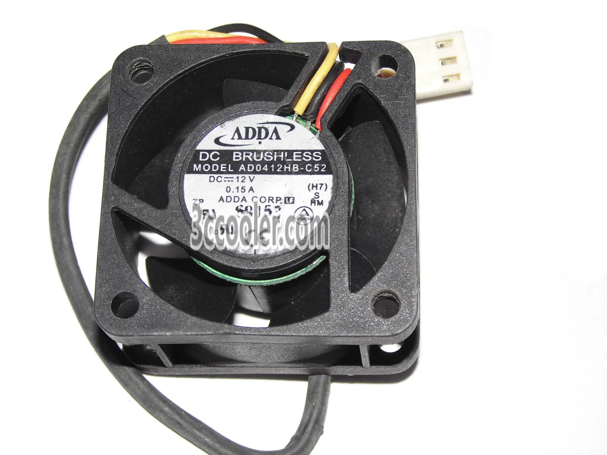 OEM Industries OEM Industries AD0412HB-C52 40x20mm 12V .15A 3-Wire CPU Cooler — product photo