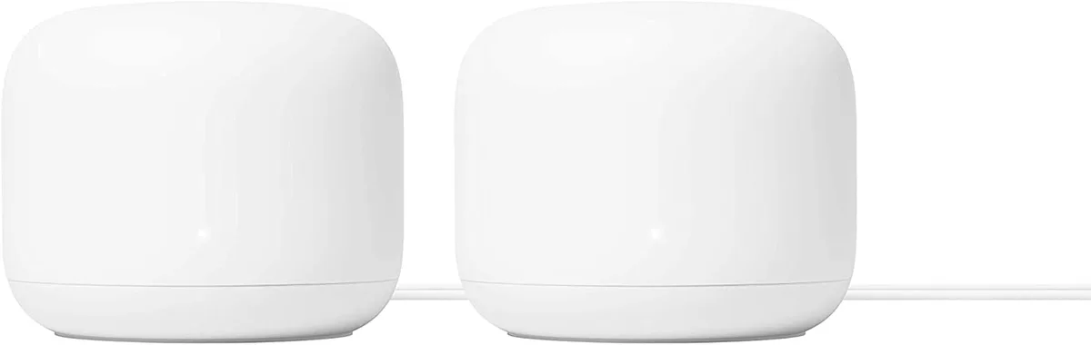 Google Google Nest Wifi Router 2 Pack (2nd Generation) AC2200 Mesh Wireless Router — product photo