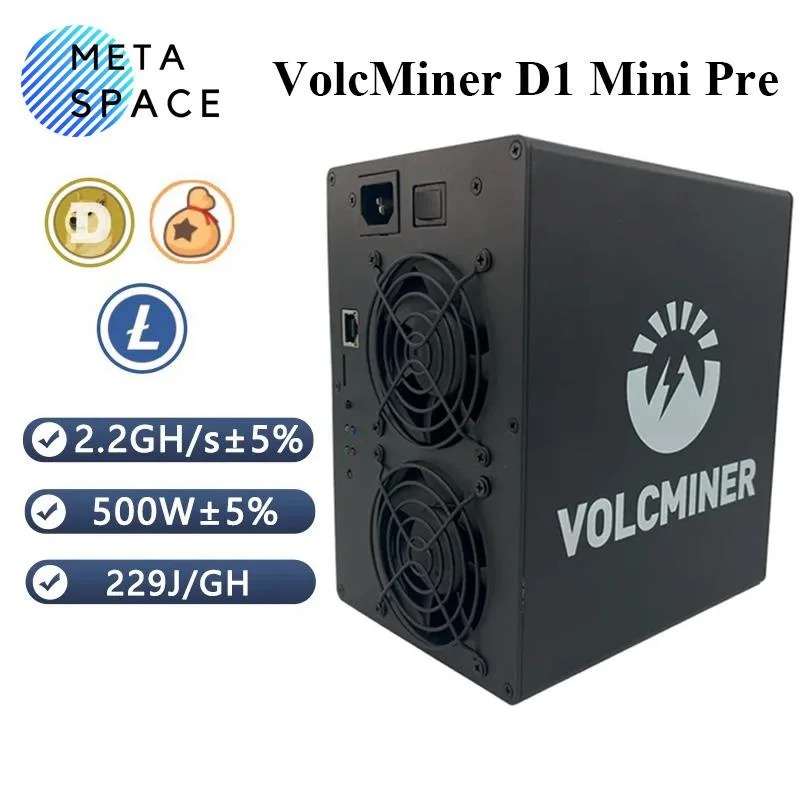 AFRNDK AFRNDK VolcMiner D1 Mini Pre 2200MH/s 500W mining hardware — product photo