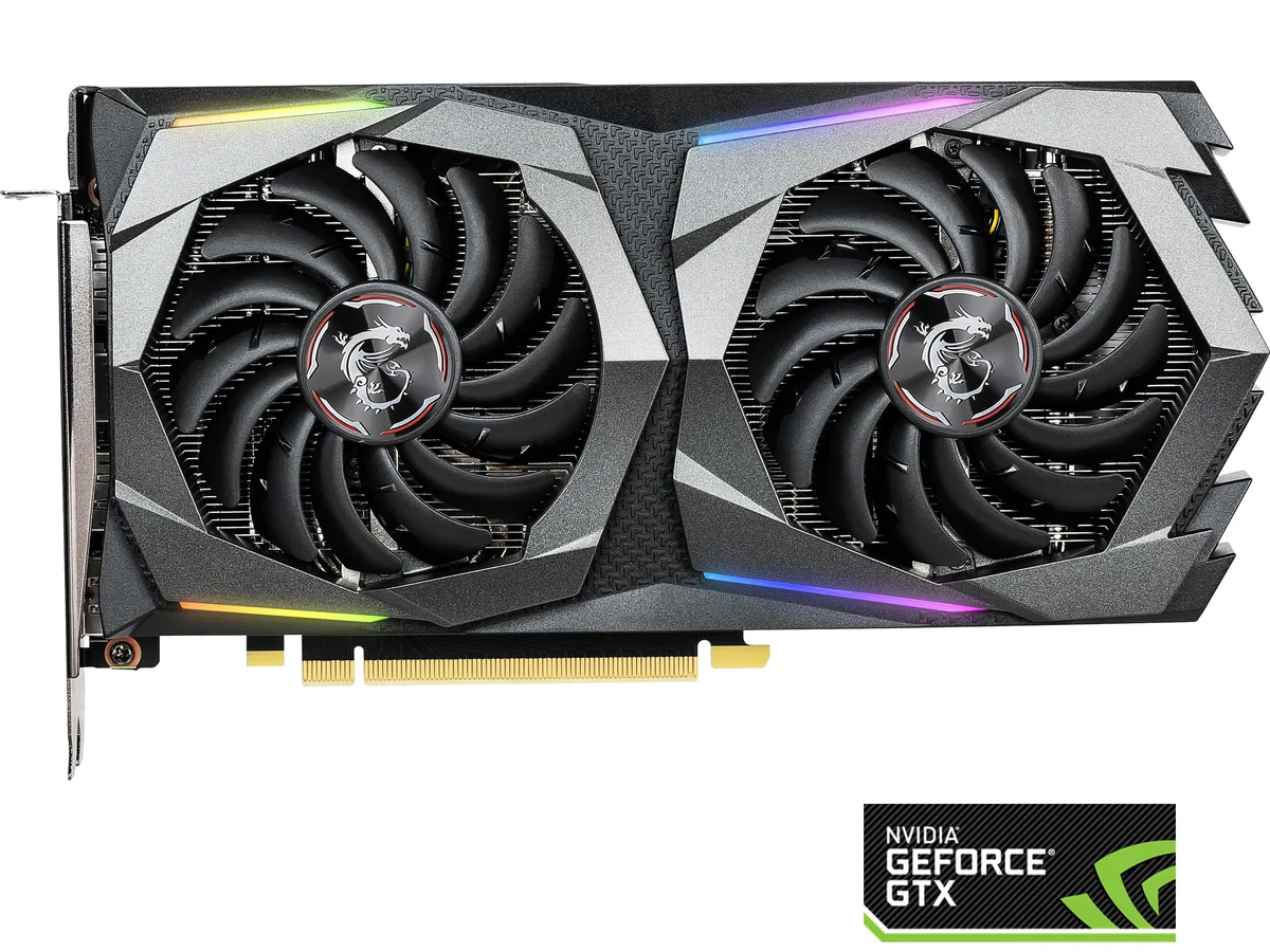 MSI MSI GTX1660TiGAMING X 6G graphics card — product photo