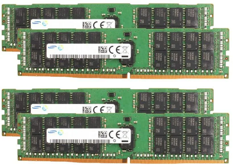 SAMSUNG SAMSUNG 128GB (4×32GB) DDR4 2400MHz CL17 288-pin RDIMM memory upgrade — product photo
