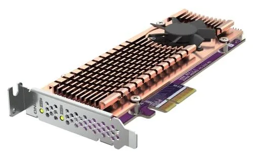 Qnap Qnap QM2-2P-344A Dual M.2 PCIe SSD expansion card computer accessory — product photo