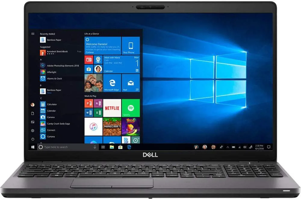 DELL Dell Latitude 5500 laptop Intel Core i5-8265U 1.60GHz 15.6" FHD 8GB 256GB NVMe SSD — product photo