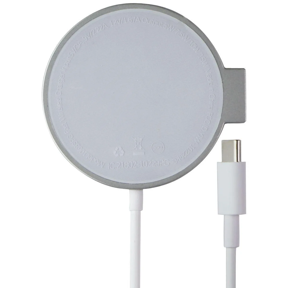 PureGear PureGear 15W Wireless Qi Magnetic Charger with Kickstand Silver — product photo