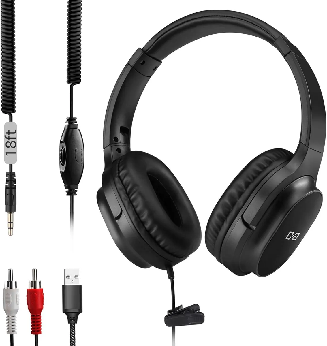 Brainwavz Brainwavz 18ft Coiled Extension Cord with Volume Control accessory — product photo