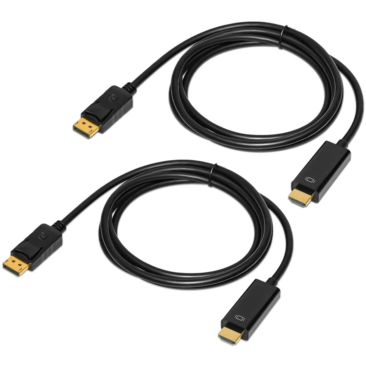 Keyence Keyence audio video converter 4K DP to HDMI 6ft 2-pack — product photo