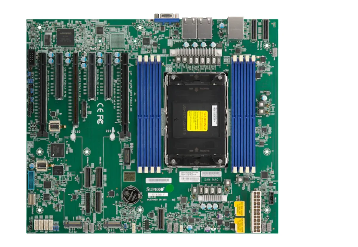 Supermicro Supermicro MBD-X14SBI-F-O server motherboard LGA 4710 144 E-cores — product photo