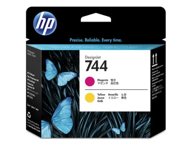 HP HP F9J87A 744 Magenta/Yellow DesignJet Printhead — product photo