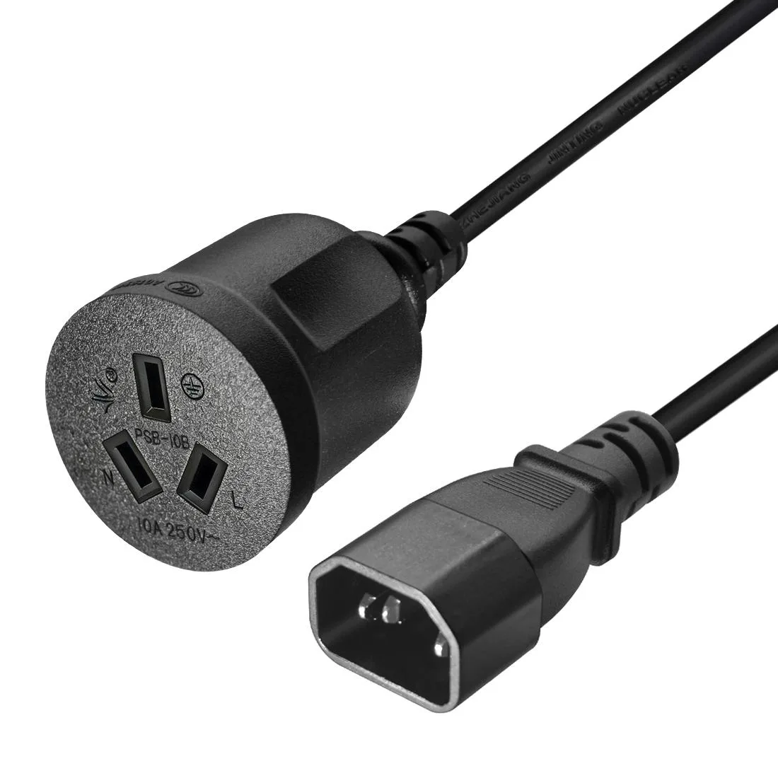 TeKit TeKit IEC C14 to AU SAA Power Adapter 1.5m 10A 250V — product photo