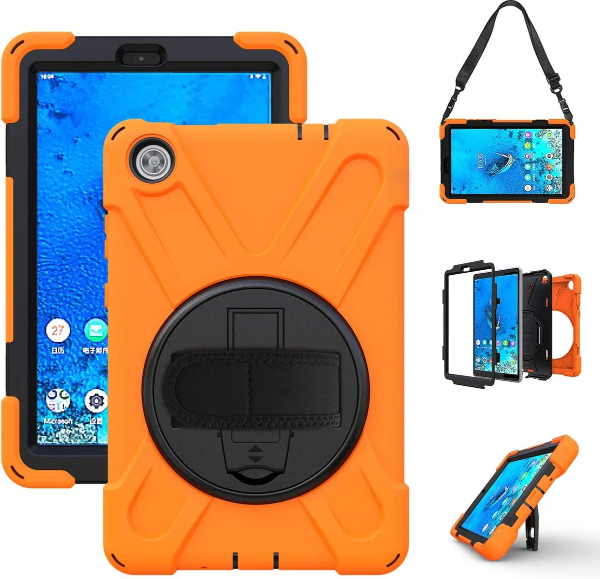 Werleo Werleo TB-8506F/8506X rugged laptop case orange — product photo