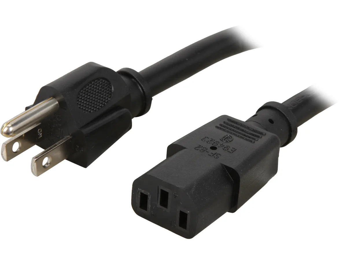 STARTECH STARTECH PXT101146 6 ft 14 AWG computer power cord NEMA5-15P to C13 — product photo