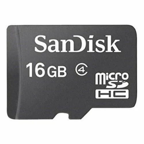 SanDisk SanDisk microSDHC Class 4 16GB 10-pack card reader — product photo