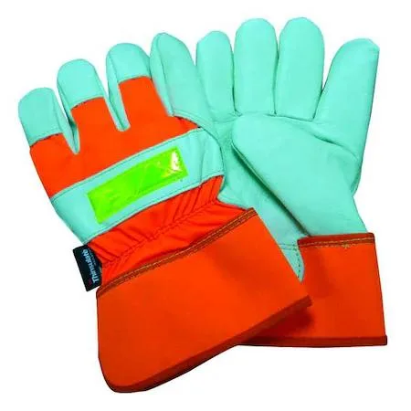 Condor Condor 48WT91 Leather Gloves Cowhide Safety Cuff Wing Thumb Full Finger personal protective equipment — product photo