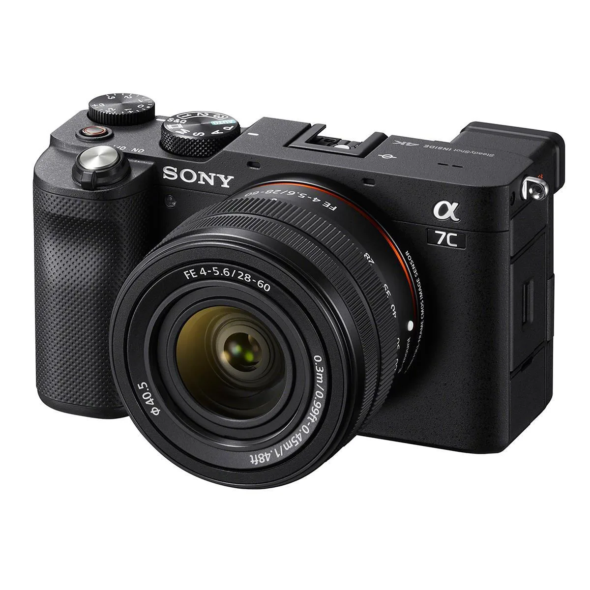 Sony Sony Alpha a7C Compact Mirrorless Camera with FE 28-60mm f/4-5.6 Lens, Black — product photo