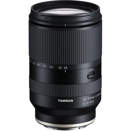 Tamron Tamron 28-200mm f/2.8-5.6 Di III RXD Sony E Mirrorless Full Frame APS-C International camera lens — product photo