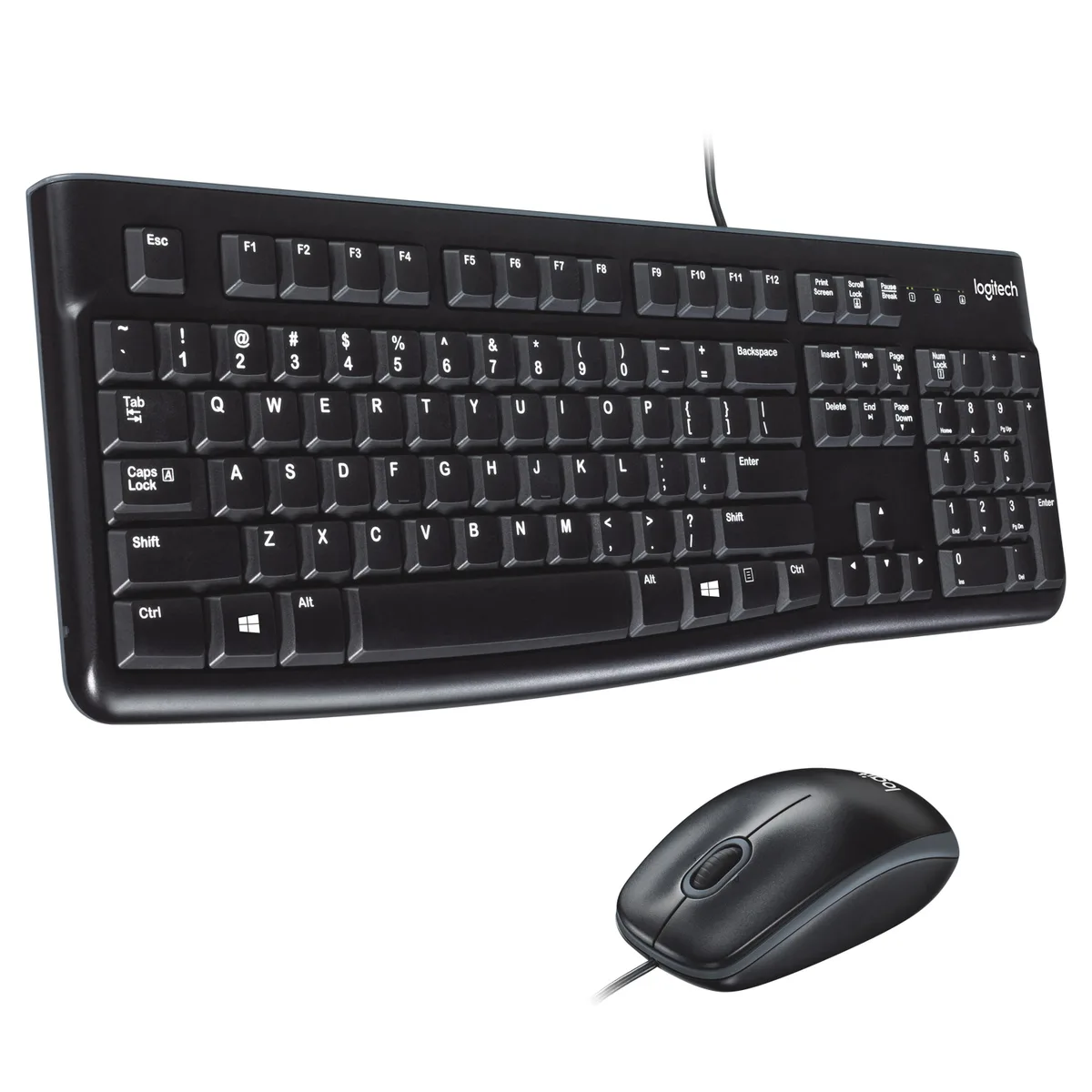 Logitech Logitech MK120 920-002565 wired keyboard and mouse combo — product photo