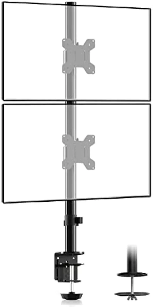 TAURKENAM TAURKENAM MD6802 Dual Monitor Stand 27" 31.5" Pole — product photo