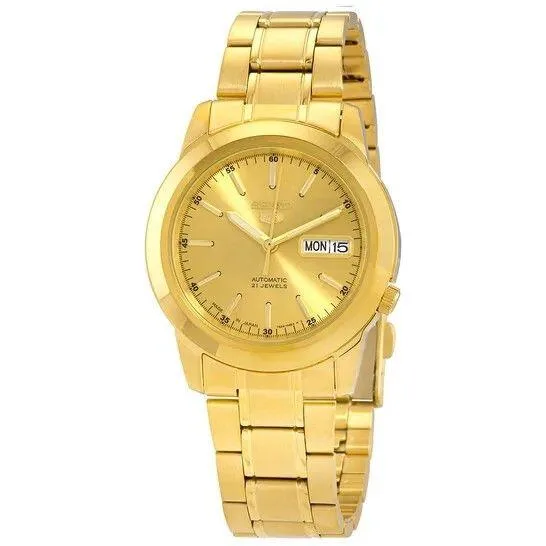 Seiko Seiko 5 Automatic SNKE56J1 Gold Tone 39mm Watch — product photo