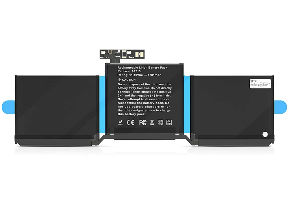 NShi NShi A1713 54.5WHR laptop battery MacBook Pro 13 A1708 2016-17 — product photo