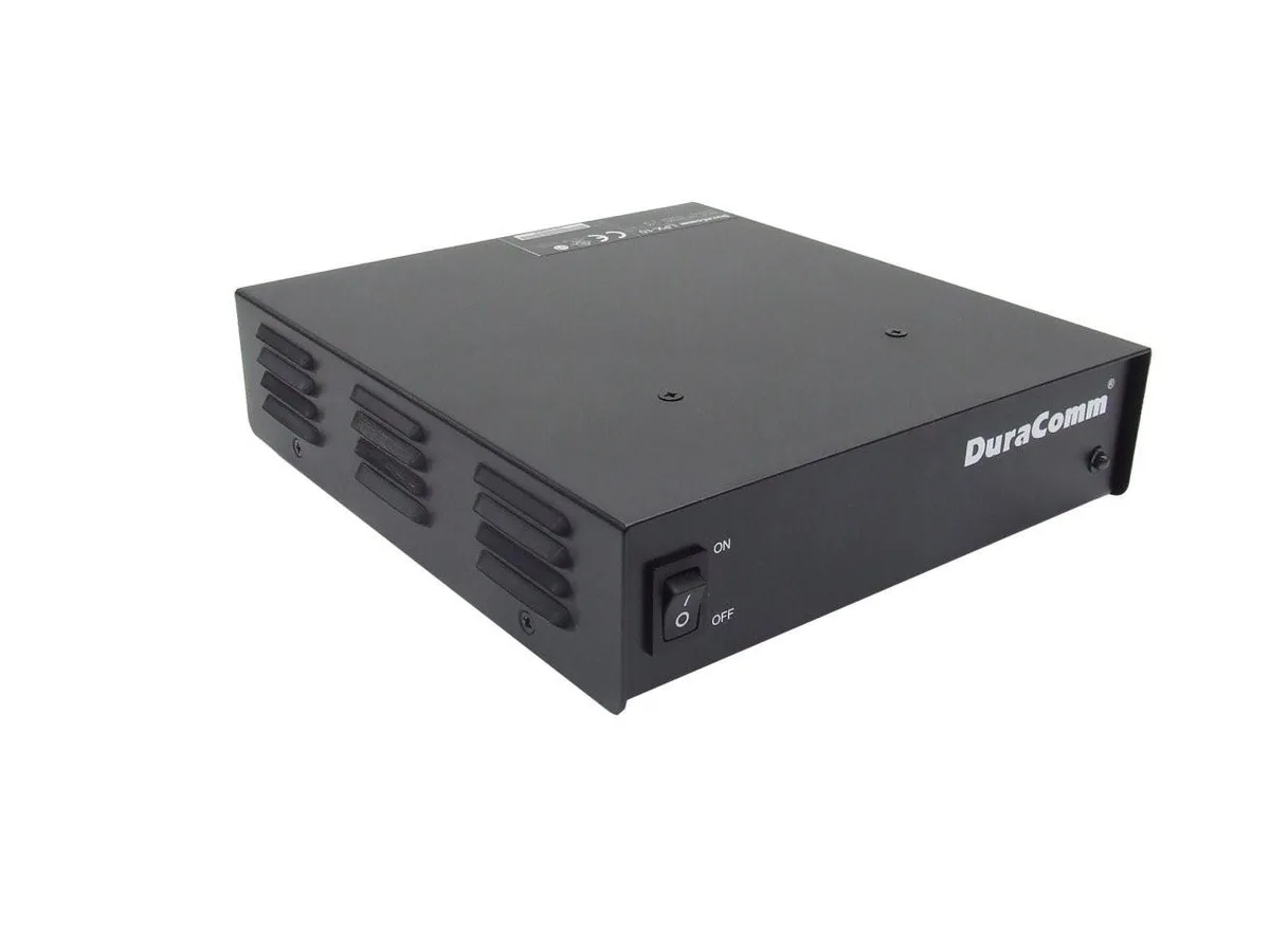 Desktop power supply unit in compact enclosure