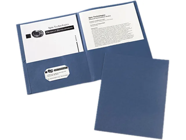 Avery Avery 47985 Two-Pocket File Folders 25 Dark Blue — product photo