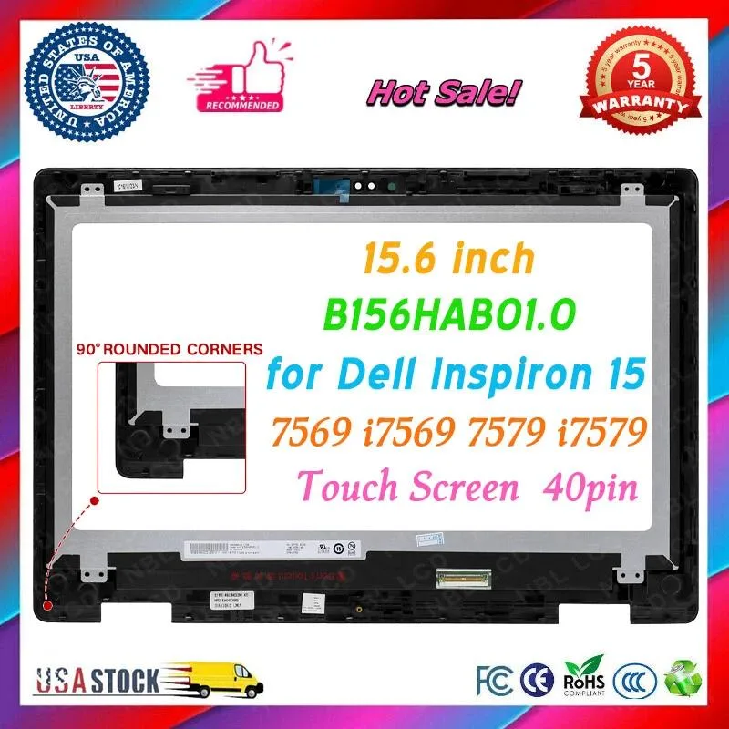 NUOLAISUN NUOLAISUN B156HAB01.0 00079Y laptop screen for Dell Inspiron 15 7569 5578 5579 — product photo