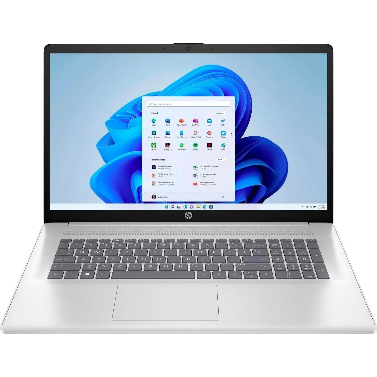 HP HP 17-cn3327dx laptop, Intel Core i7-1355U, 32GB DDR4, 2TB NVMe SSD — product photo