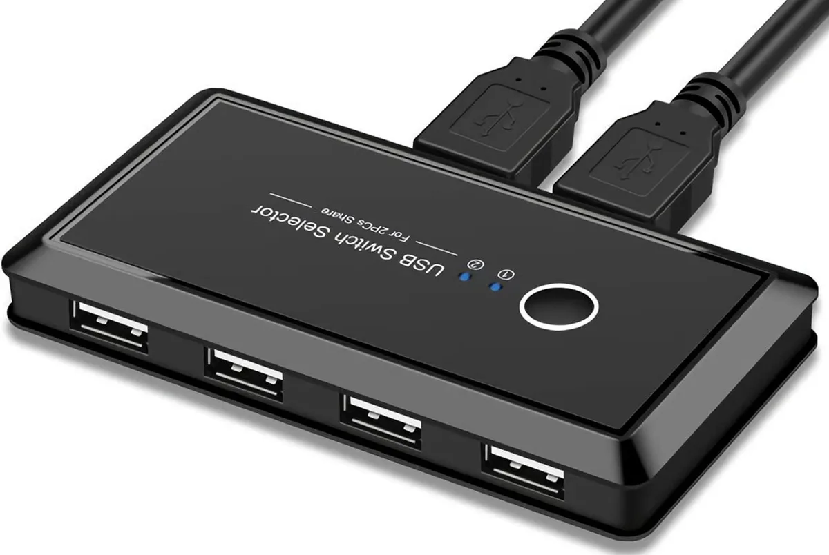 BONAEVER BONAEVER 4 Port 2 Computer USB 2.0 KVM Switch — product photo