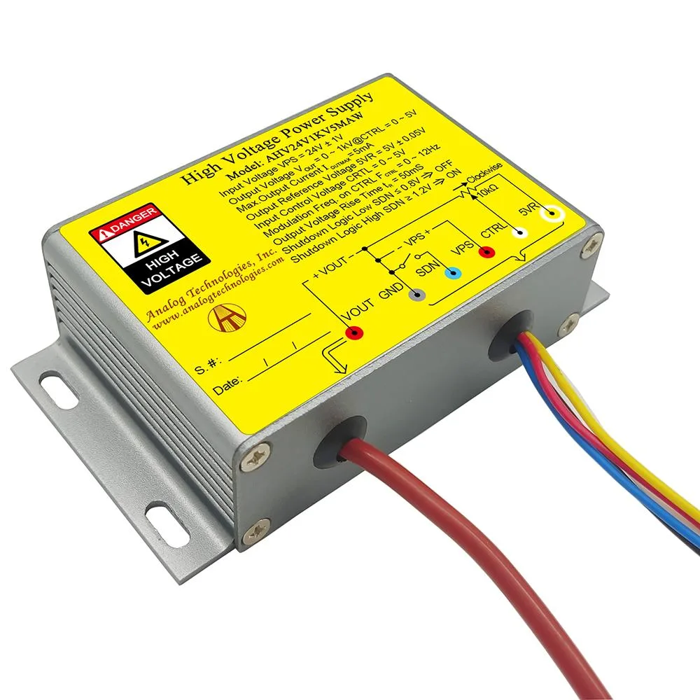 Analog Technologies Analog Technologies Compact High Voltage Power Supply 24V Input — product photo
