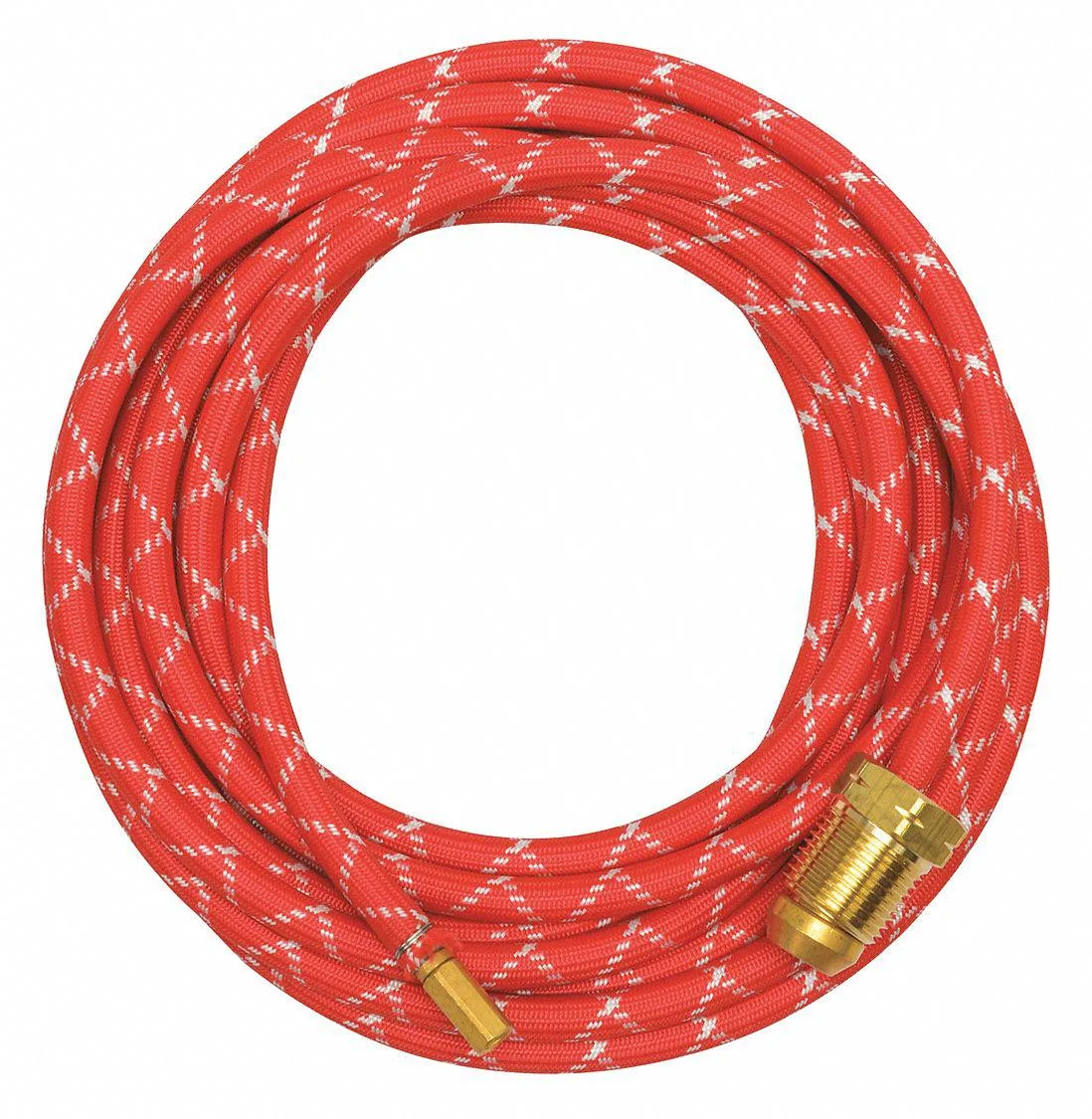 Braided rubber power cable, 12.5 ft length, for water-cooled TIG torches