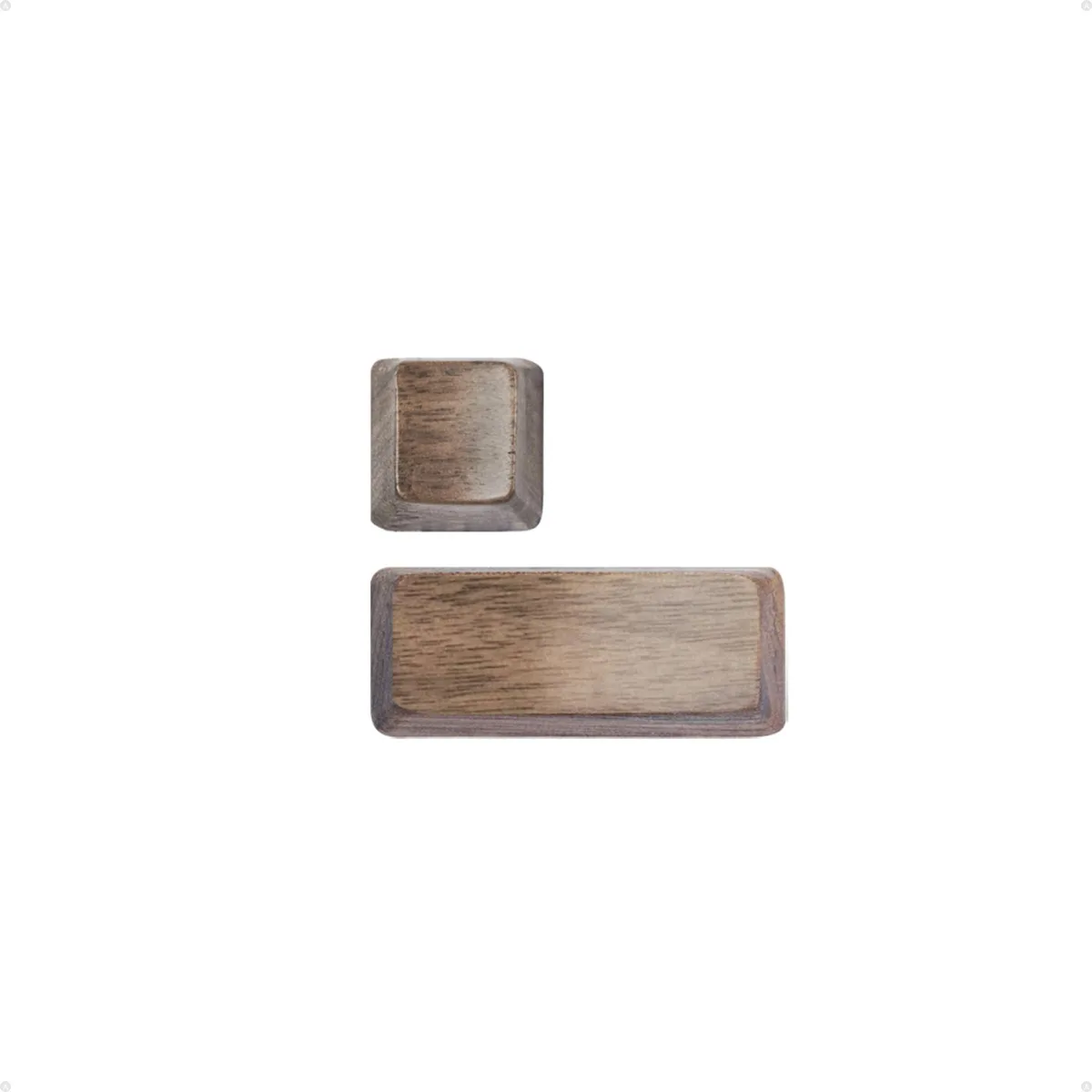 Loha Custom Loha Custom Black Walnut Wood Keycaps ESC &amp; Enter 2-Key OEM Profile MX-Style — product photo