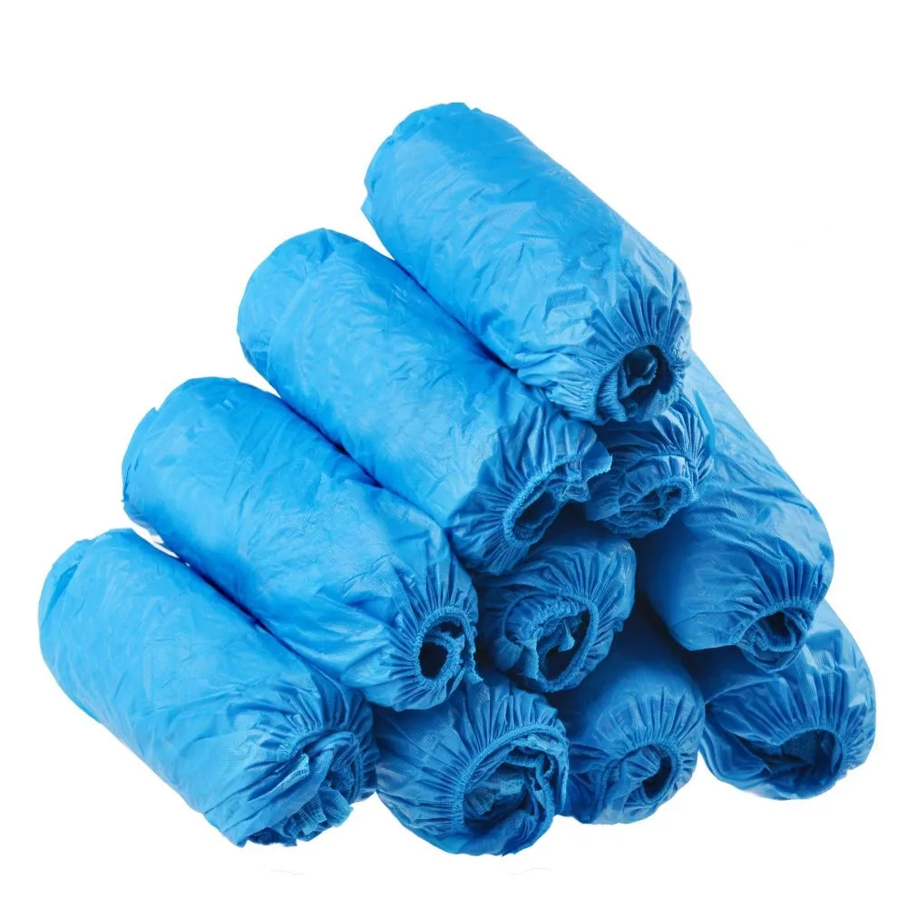  Disposable Boot &amp; Shoe Covers 100 Pack Blue 50 Pairs — product photo