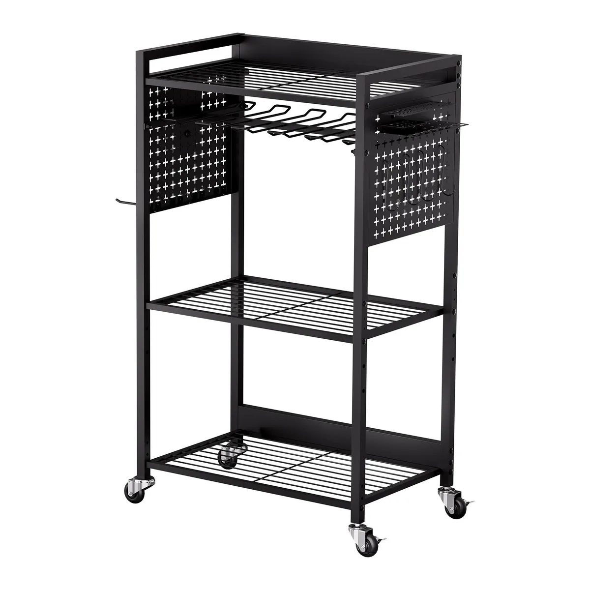 VEVOR VEVOR 4-Tier Tool Organizer Cart, 150 lbs, Black — product photo
