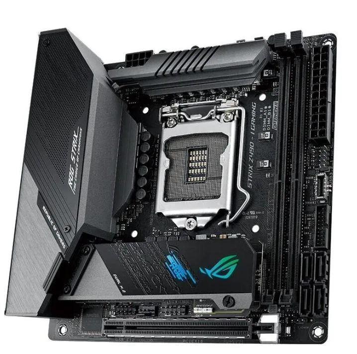NO. NO. ROG STRIX Z490-I GAMING Mini ITX Motherboard — product photo