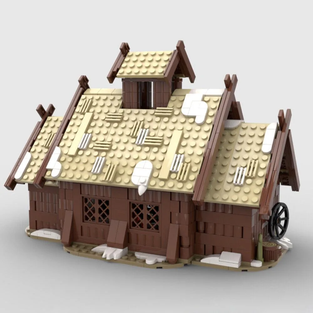 ZITIANYOUBUILD ZITIANYOUBUILD MOC-96080 Seafaring People Mead Hall 746 Parts — product photo