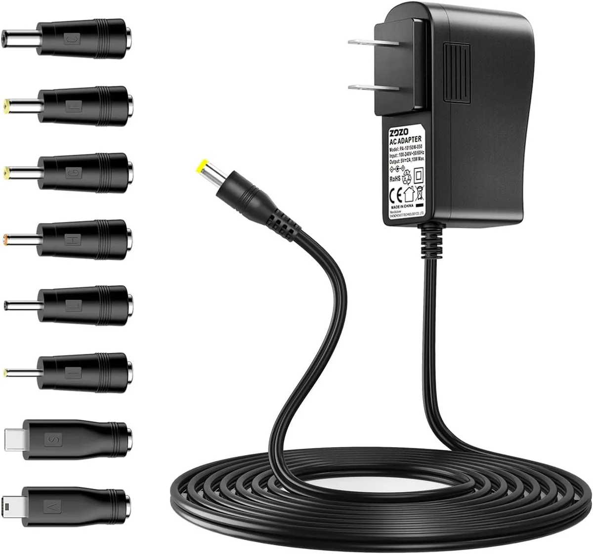 BASEUS BASEUS 10W 5V 2A AC Adapter Multi-Tip — product photo