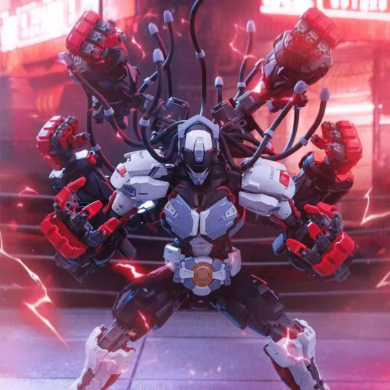 Universal Universal Over Limit Zero Point Series 3 BAKI Boxing Hand Mecha Model Kit 1/10 Scale Collectible — product photo