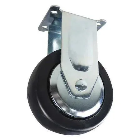 Westward Westward TTPPF26G 5 in Rigid Caster Black 500 lb 2PK — product photo
