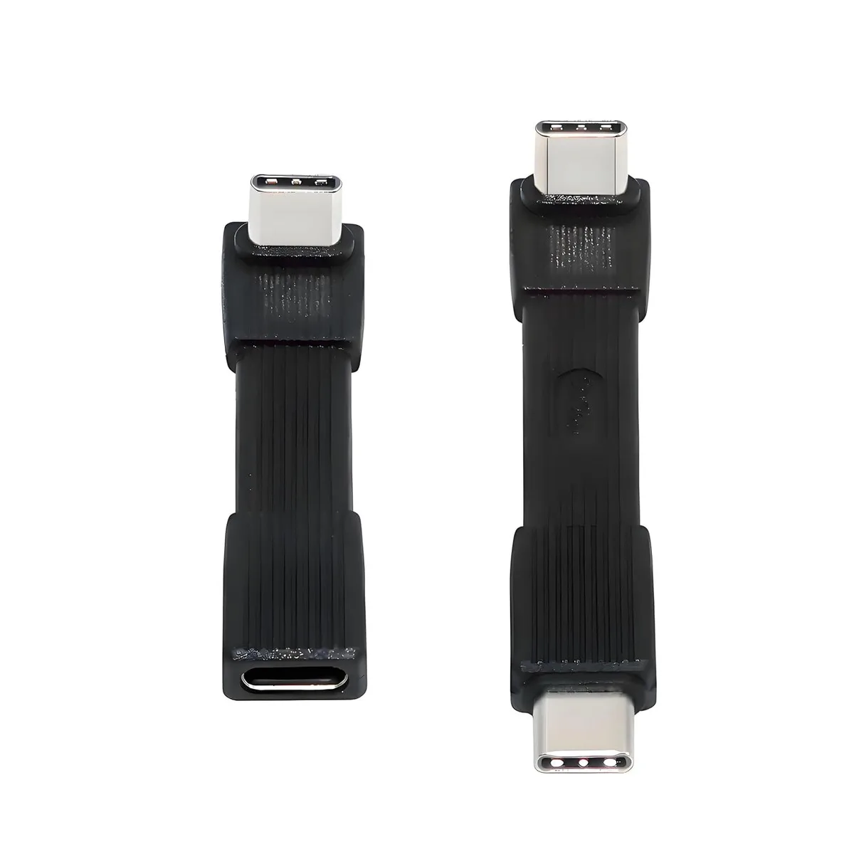Fervit Fervit USB5.0 80Gbps Cable Set 240W 90° 67mm Black — product photo