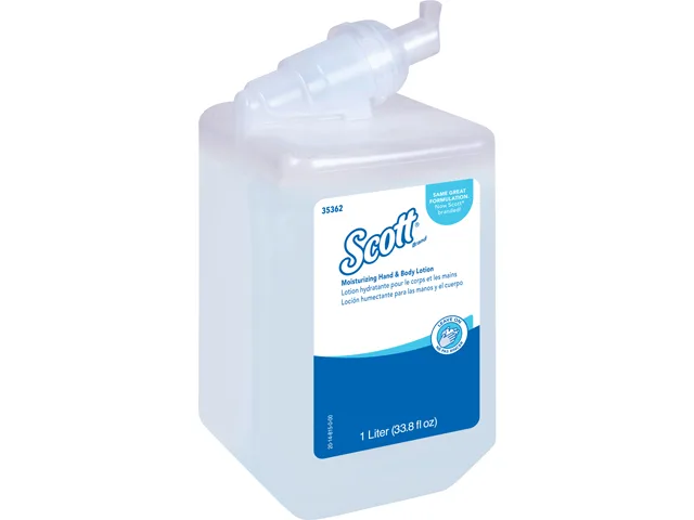 Scott Scott KCC 35362CT Moisturizing Hand &amp; Body Lotion 1.0 L 6 Bottles cleaning — product photo
