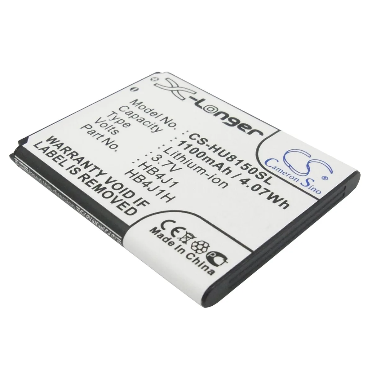 Cameron &amp; Co Cameron &amp; Co DS-CS-HU8150SL 3.7V 1100mAh cell phone battery — product photo