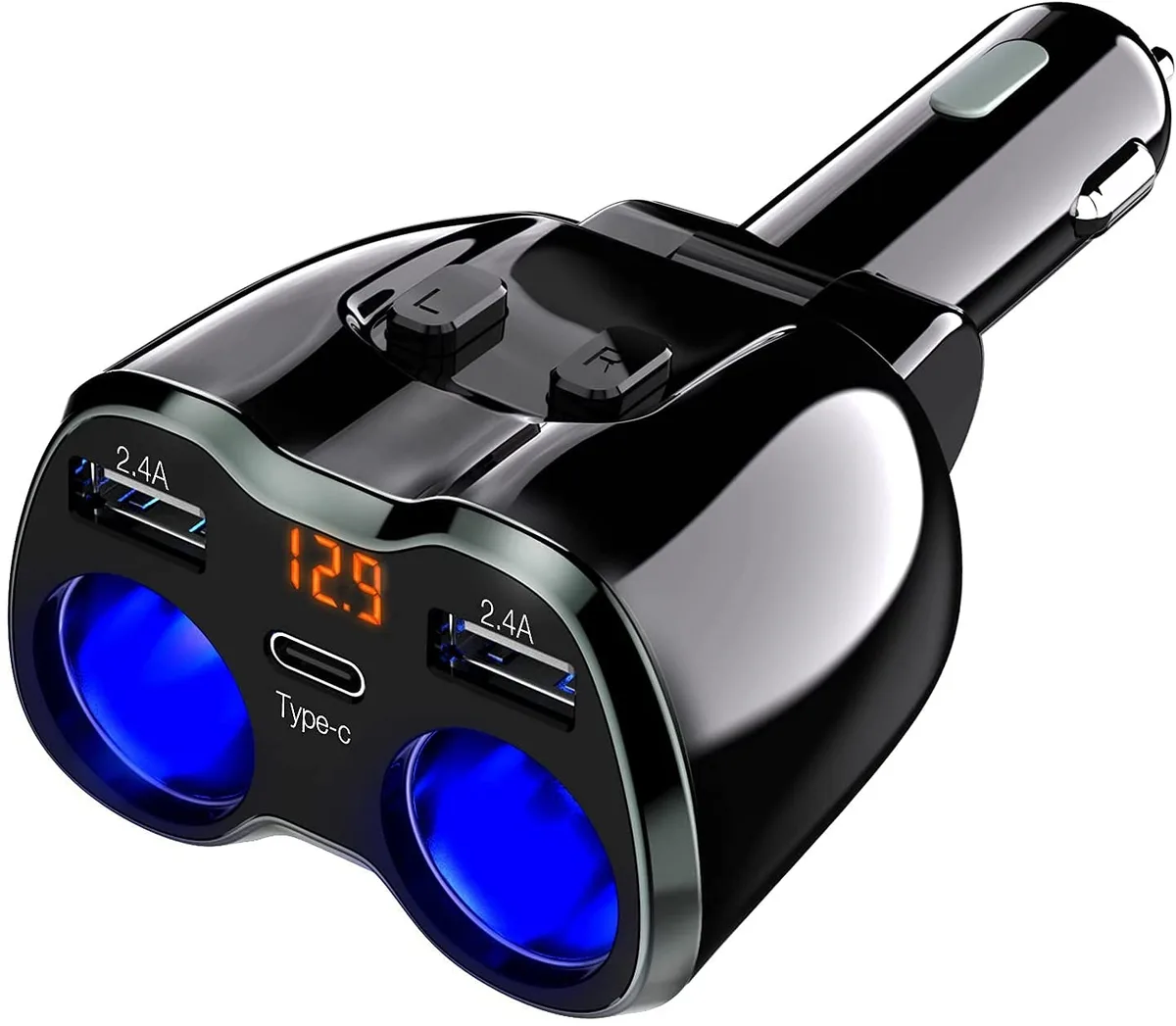  Otium C46 12/24V 80W Dual USB-C Car Charger — product photo