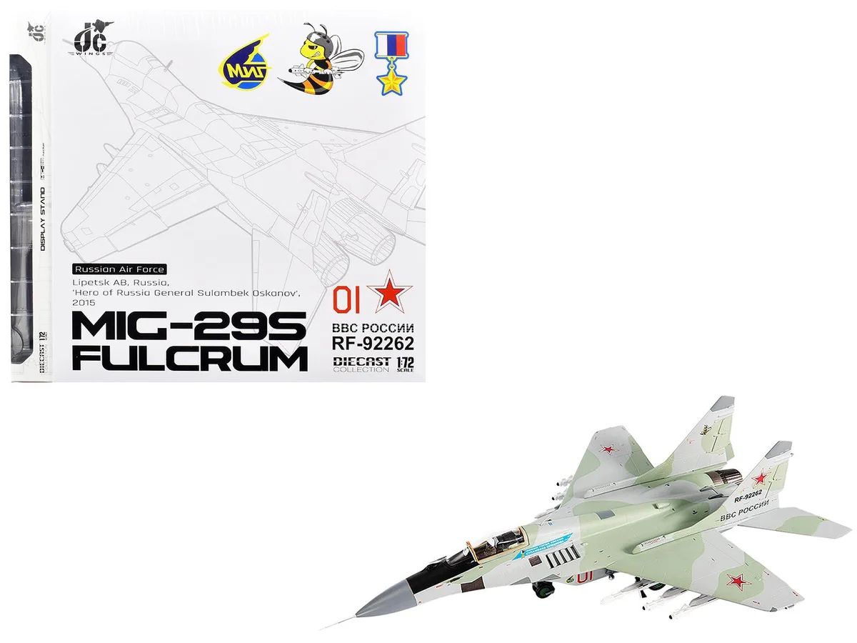 JC Wings JC Wings MiG-29S Fulcrum-C Lipetsk AB 2018 1/72 Diecast — product photo